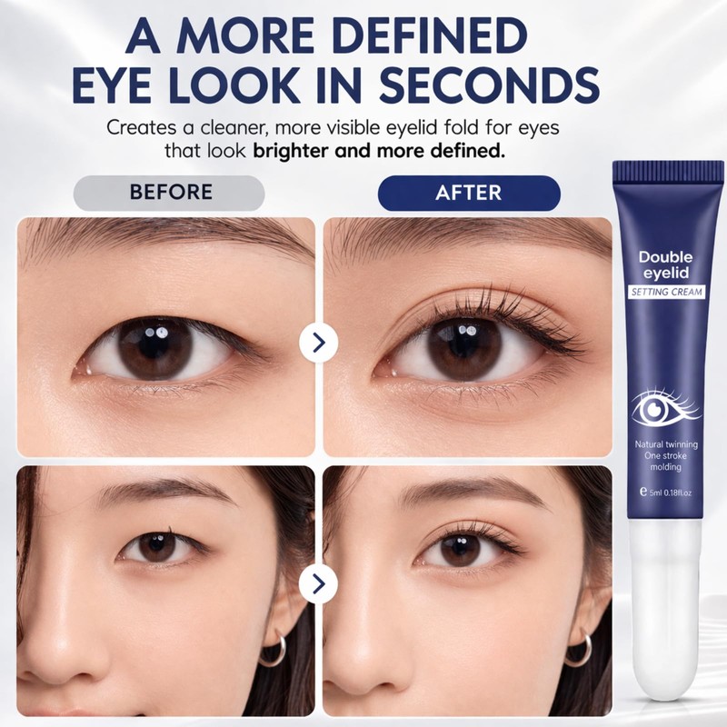 2PCS Eyes Big Lifting Eyelid Defining Cream, Invisible Eyelid Lifting