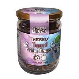 Tresso, Tisana Frutal. Tropical Blue Magic, 160 gramos