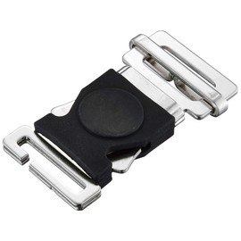 Kijima 401-203 Motorcycle Motorcycle Parts Helmet One-Touch Clip, Steel L (Supports up to 1.1 inch (27 mm) Width