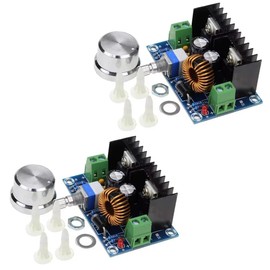 XH-M401 DC-DC Step Down Buck Converter Power Supply Module XL4016E1 PWM Adjustable 4-40V to 1.25-36V Step Down Board 8A 200W 2pcs