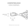 JOYARIS - Dije Nudo De Bruja Con Zirconias Amuleto En