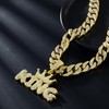 EDINGM Cuban Link Chain for Men, Miami Mens Chain Silver