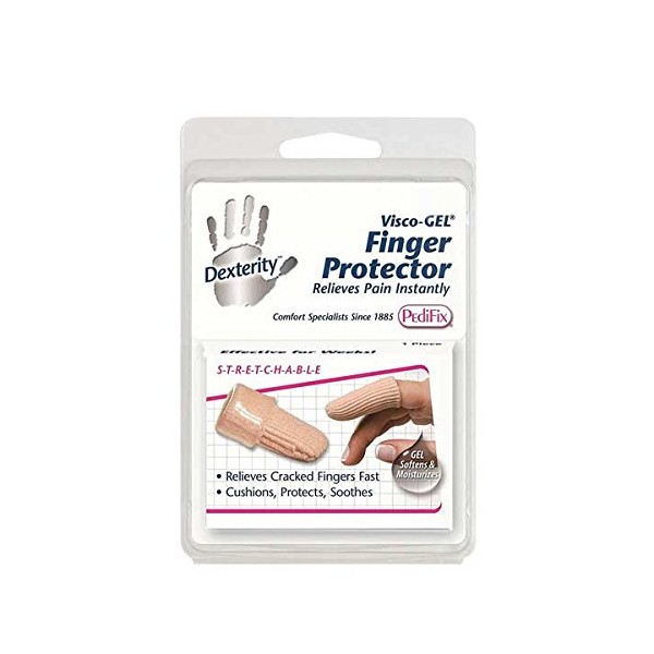 Gel Fabric Covered Finger Protector - XL