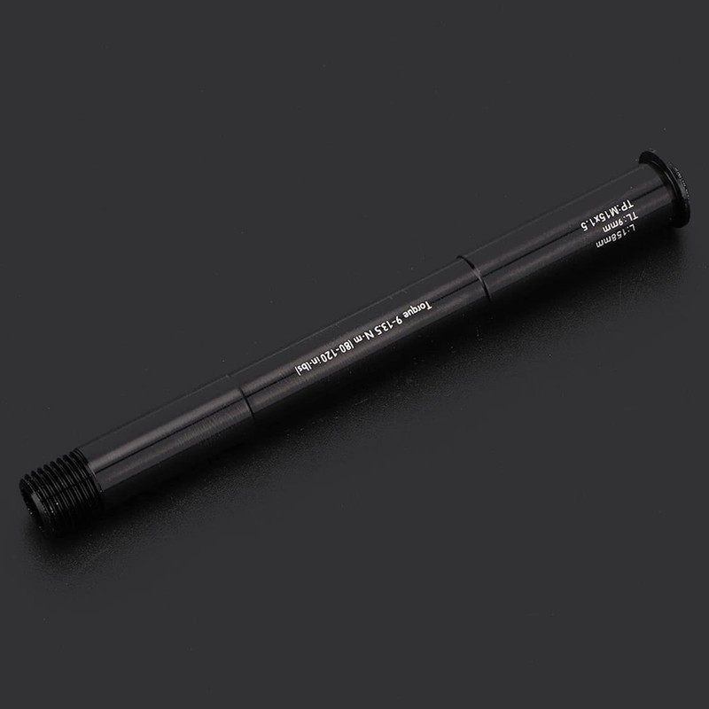 Risegun Thru Axle, Quick Release Lightweight Black Aluminum Alloy Front