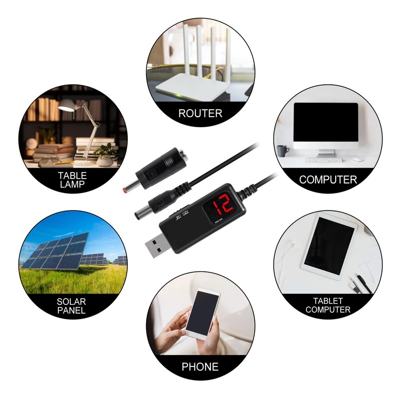 5V to 9V 12V Step Up USB Boost Converter DC