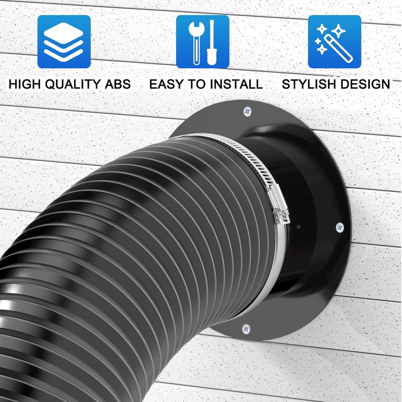 Hon&Guan Diameter 125 mm Welding Flange, 5 Inch Ventilation Pipe,