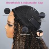 ISEE 3 In 1 Half Wig Human Hair Water Wave