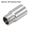uxcell Shower Head Extension Arm Stainless Steel 1/2PT Male to
