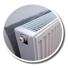 RADIATOR COMMERCIAL GRADE REFLECTIVE FOIL HEAT REFLECTOR(16' X 2')- 4.8mm CERTIFIED AND TESTED FOR CUSTOMER SAFETY. DOES NOT EMIT DANGEROUS TOXINS WHEN HEATED.SAVE ENERGY AND SAVE MONEY