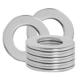 Zernmiarder 5/8" Stainless Steel Flat Washers - 1-5/16" Outside Diameter, 304（18-8） Stainless Steel Washers Metal Washer for Screws Bolts, Pack of 10