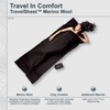 COCOON Merino Sleeping Bag Travel Sheet - Merino Wool, Black