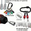 2 Pcs Wire Twister Tool For Drill, 1/4 Inch Hex