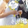CroBlissful 100 Pcs Wedding Hand Fans Bulk Plastic Handheld Wedding