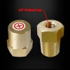 Ampper 3/8-16 Thread Female Brass Battery Terminal Post Adapter Battery