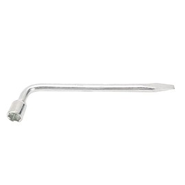 Llave de Llanta de Repuesto para Automóvil, Llave de Vaso Hexagonal Tipo L de Acero 45, Herramienta de Reparación de Vaso con Extremo Ranurado para Reparación de Automóviles,
