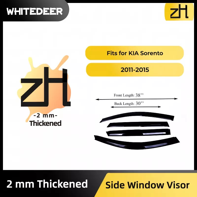 zh Fits for KIA Sorento 2011-2015 Side Window Visor Sun