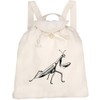 Azeeda 'Praying Mantis' Canvas Rucksack/Backpack (RK00012746)