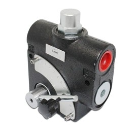Summit Hydraulics Hydraulic Adjustable Variable Flow Control Valve w/Relief, 0-30 GPM, 3/4” NPT Port Size