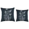 Pollinator Garden Design Wildlife Flowers Native Plants Throw Pillow