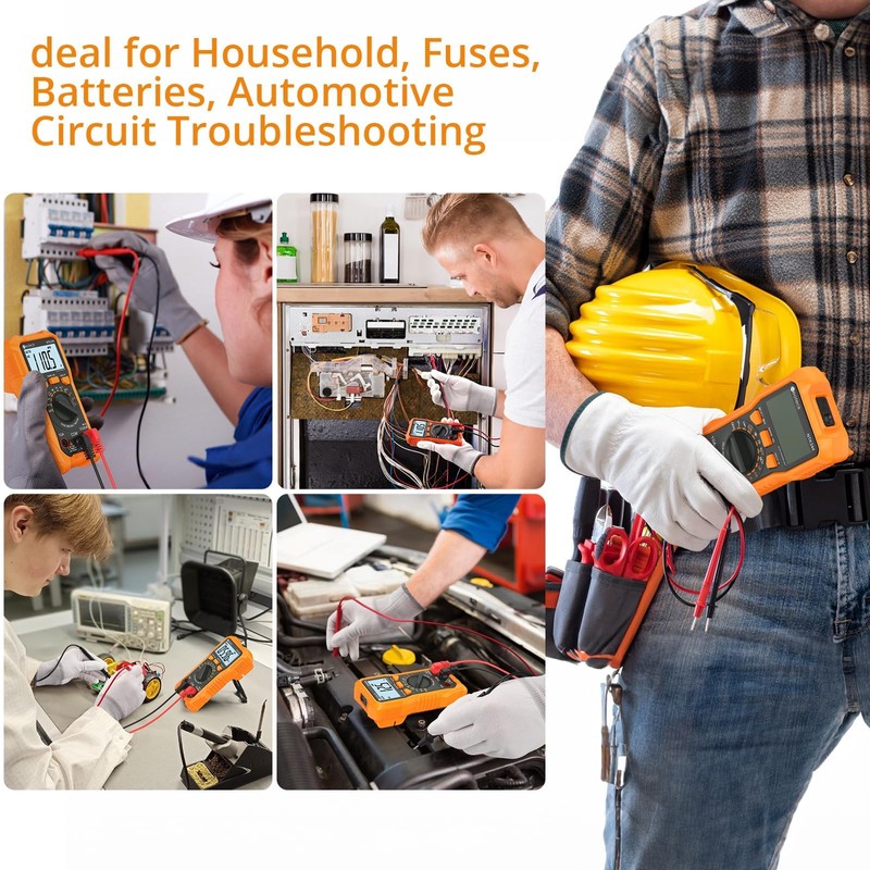 Neoteck 6000 Counts Digital Multimeter with NCV and TRMS Auto