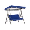 Swing Canopy Cover 190T Oxford Cloth Waterproof Swing Sunshade for