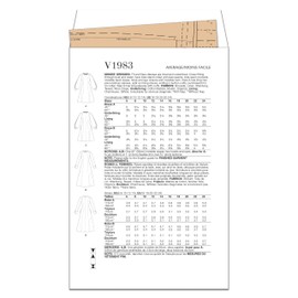 VOGUE PATTERNS V1983U5 Women's Dresses U5 (16-18-20-22-24)