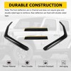 AUXMART 4Pcs Side Window Deflector Wind Rain Shade Visor Guard