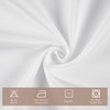 Zdada White Tablecloths 85 x 85 cm - High-Quality Polyester