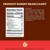 Rainbow Crunchy Gummy Bears Candy | 1-Pound Pack | Rainbow