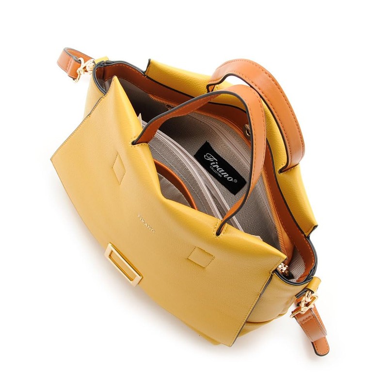 FIRANO 302964 Filano Women's Square Flap Handbag, Black