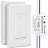DEWENWILS 3 Way Wireless Light Switch and Receiver Kit, Remote