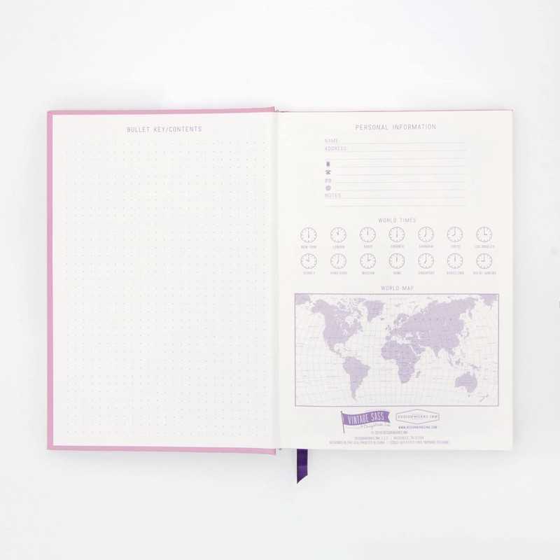 Designworks Ink Vintage Sass A5 Hardcover Notebook Journal, Design: No