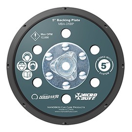 Nanoskin 5" Backing Plate for Long-Throw Random Orbital Polisher [MBA-D5BP]