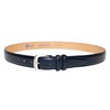 KIETH KE21463-29 Men's Business Belt, Genuine Leather, Navy, Smooth Leather,