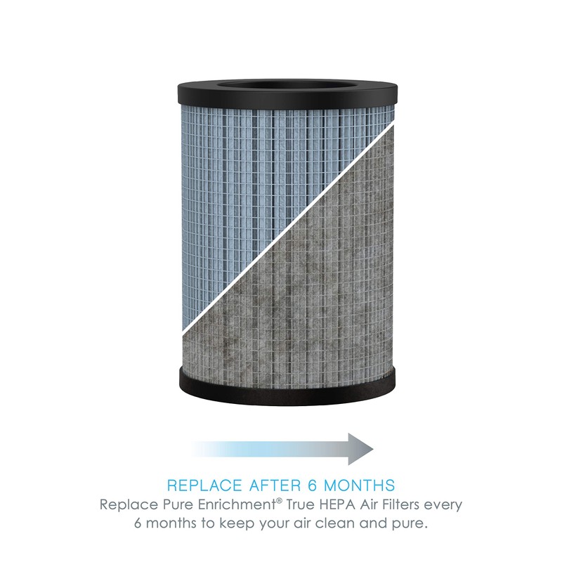 Pure Enrichment® Genuine 2-in-1 True HEPA Replacement Filter for the