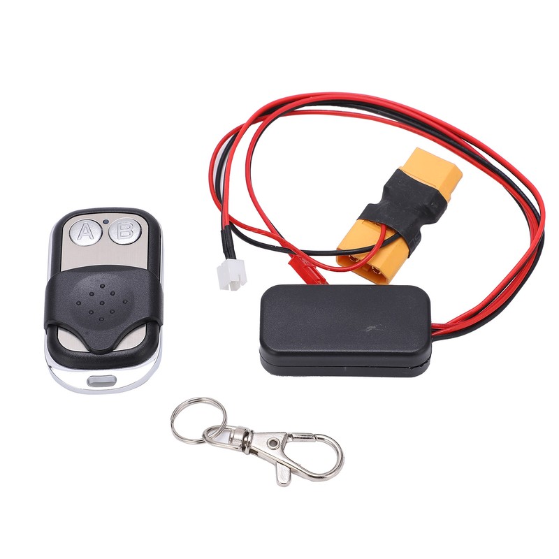 RC Automatic Winch and Wireless Remote Controller Receiver Simulation for