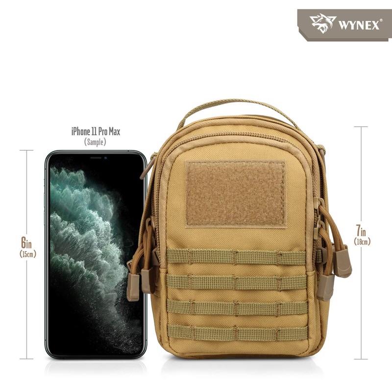 WYNEX Tactical Molle Pouch Small, EDC Utility Pouch Tactical Tool