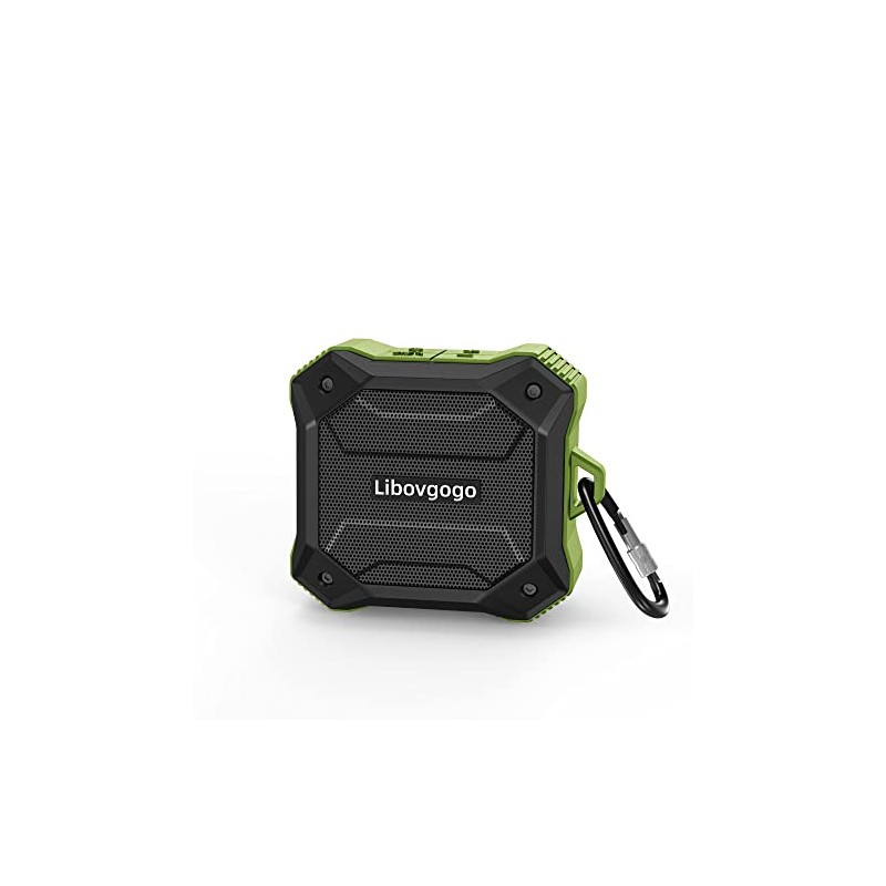 libovgogo IPX7 wasserdichter Bluetooth-Lautsprecher, drahtloser Outdoor-Lautsprecher mit 5 W für