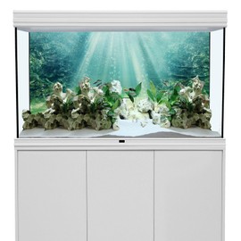 AWERT 72x24 inches Aquarium Background Aquatic Plant Bubble Underwater Ocean Floor Fish Tank Background