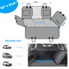 URPOWER Dogs Back Seat Extender with Non-Slip Blanket - Hard