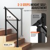 VEVOR Handrails for Outdoor Steps, 2 PCS 2 Step Stair