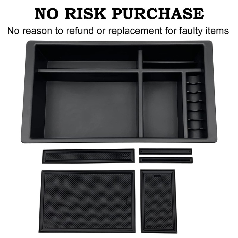 EVTIME Center Console Organizer Compatible with 2015-2020 Chevy Yukon Tahoe