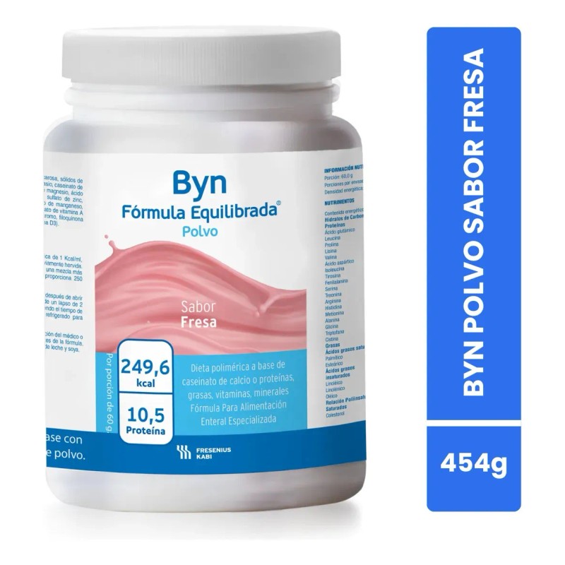 Byn Fórmula Equilibrada Polvo Sabor Fresa