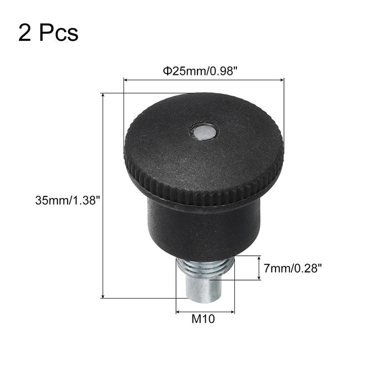 QUARKZMAN Pull Pin Spring Button Replacement Parts M10 Adjustment Fitness