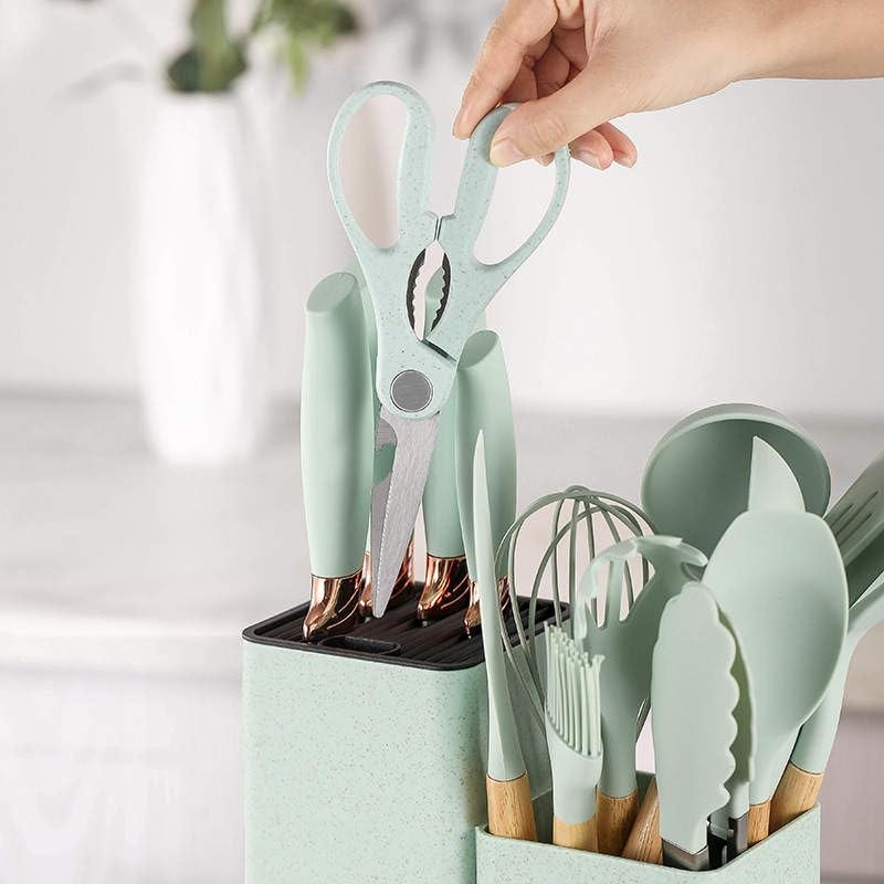 Kitchen essentials, Cooking Utensils Set,19 Kitchen Utensils Set with 11