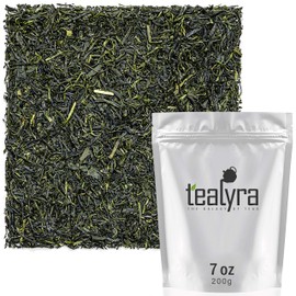 Tealyra - Gyokuro Ureshinocha - Finest Hand Picked - Best Japanese Green Loose Leaf Tea - Caffeine Level Medium - 200 (7-ounce)