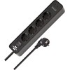 Brennenstuhl Brennenstuhl Ecolor Steckdosenleiste 4-Fach mit USB-Ladebuchse (Mehrfachsteckdose mit 2X