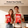 QIANZIEA Fire Blanket,4 Pack,40"x40" Fire Blankets Emergency for Home and