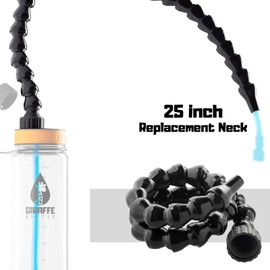 Giraffe Bottle Kit de iniciación Tower XL: cuello modular de 63 cm, tubo de bebida, válvula de mordida, cepillo de limpieza