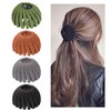 3 Pcs Velvet Birds Nest hairpin, Quick Bun Clips Tool